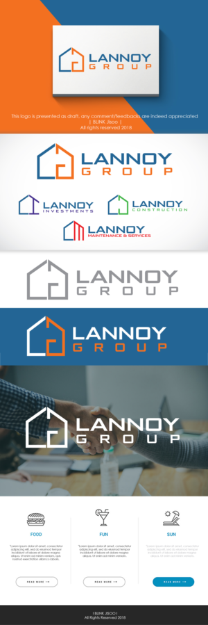 Lannoy Group | Logo Design by Kim Ji
