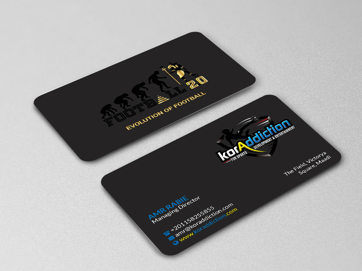 Visitenkarten-Design von Creations Box 2015 für FOOTGENiX | Design #22317925