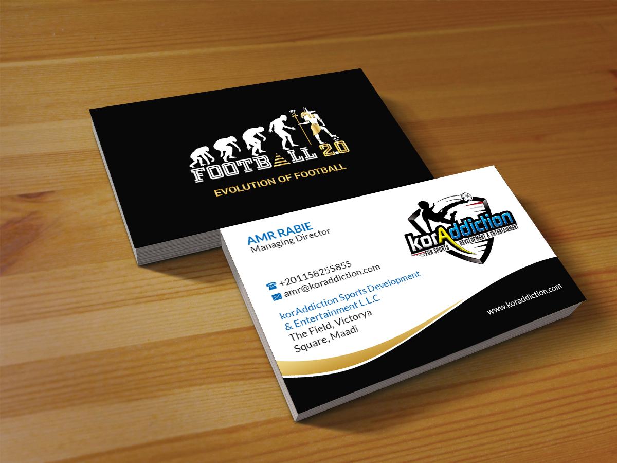 Business Card Design by Creations Box 2015 for FOOTGENiX | Design #22317926