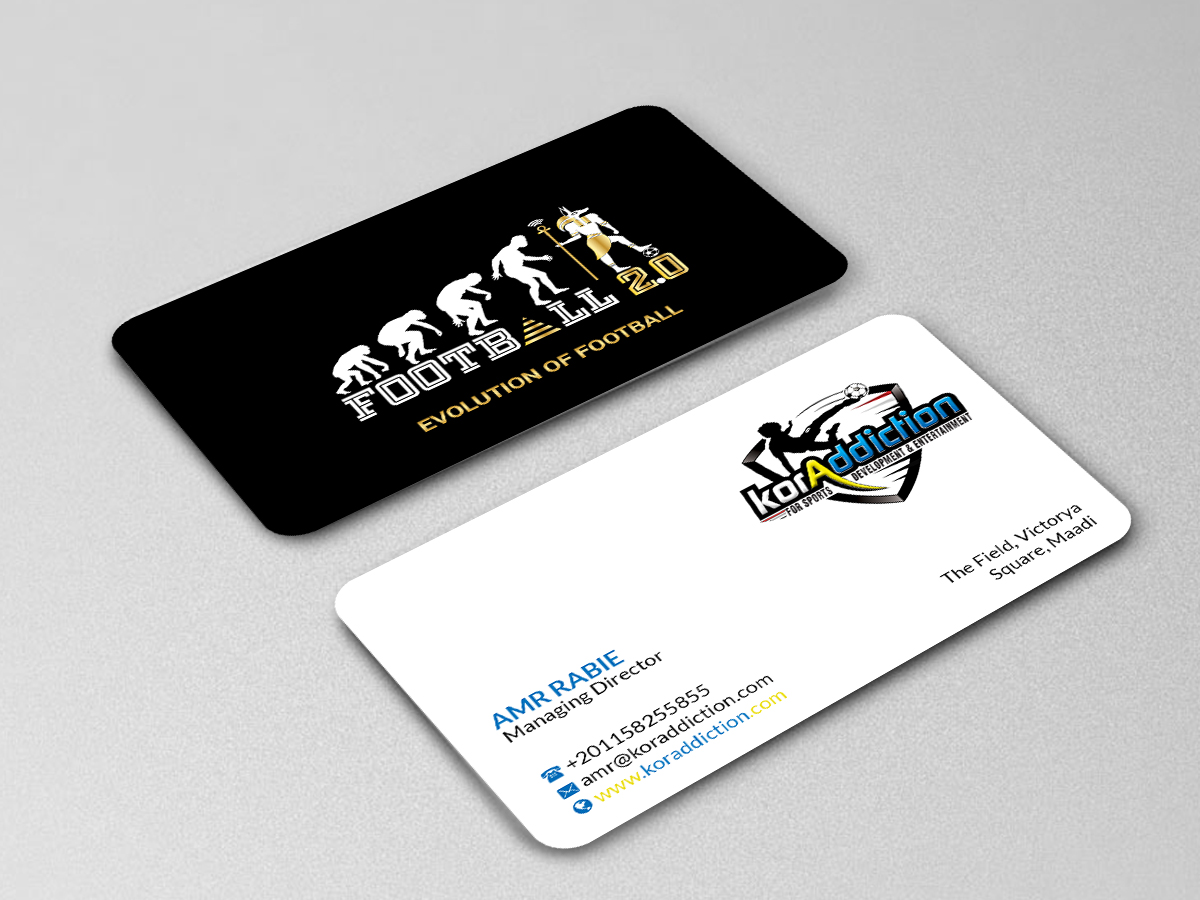 Business Card Design by Creations Box 2015 for FOOTGENiX | Design #22320385