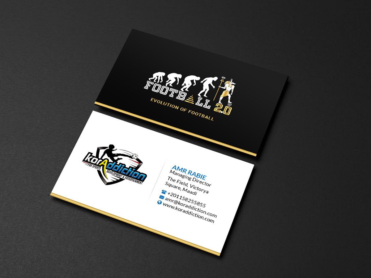 Business Card Design by Creations Box 2015 for FOOTGENiX | Design #22320388
