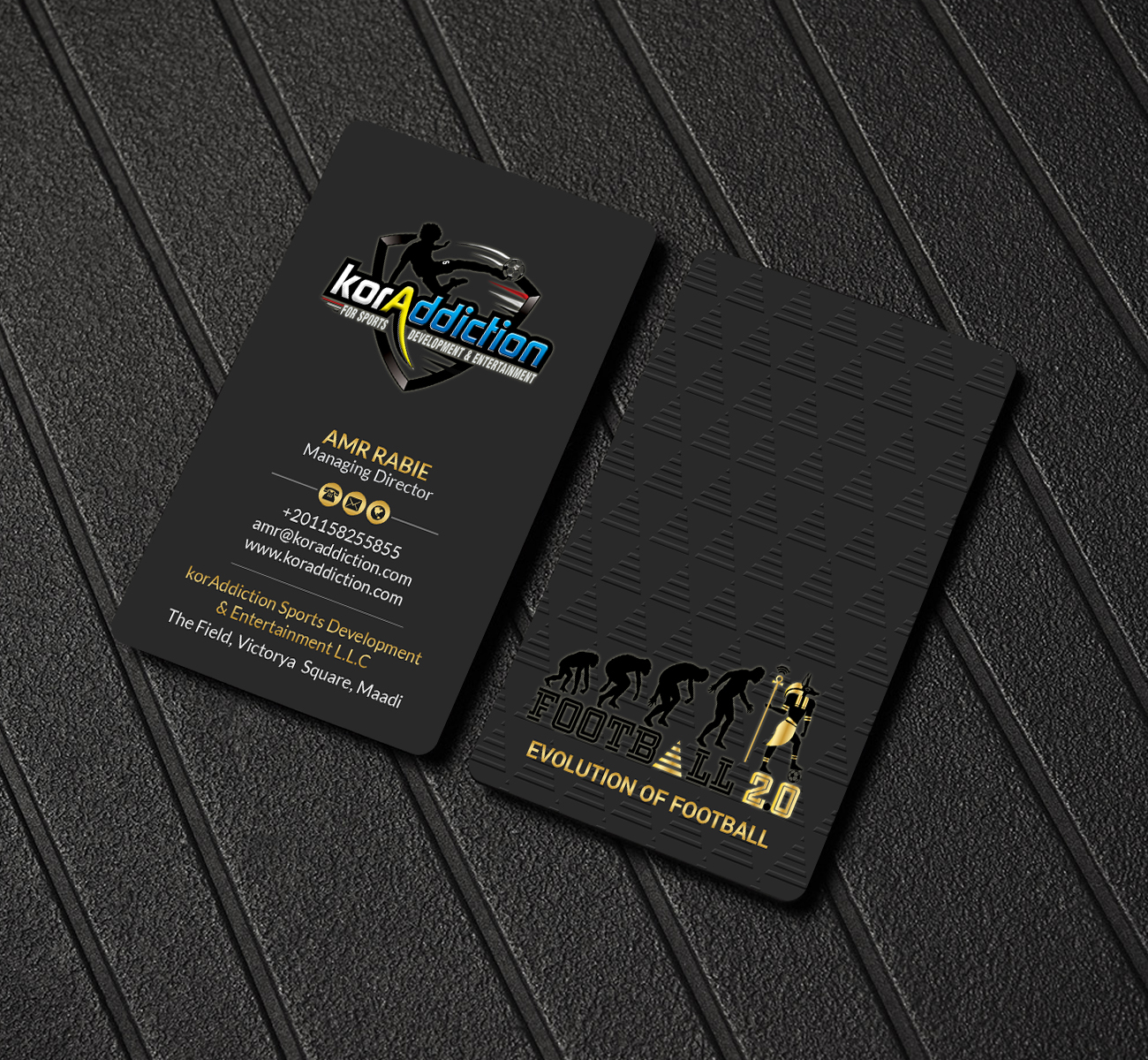 Business Card Design by Creations Box 2015 for FOOTGENiX | Design #22333666