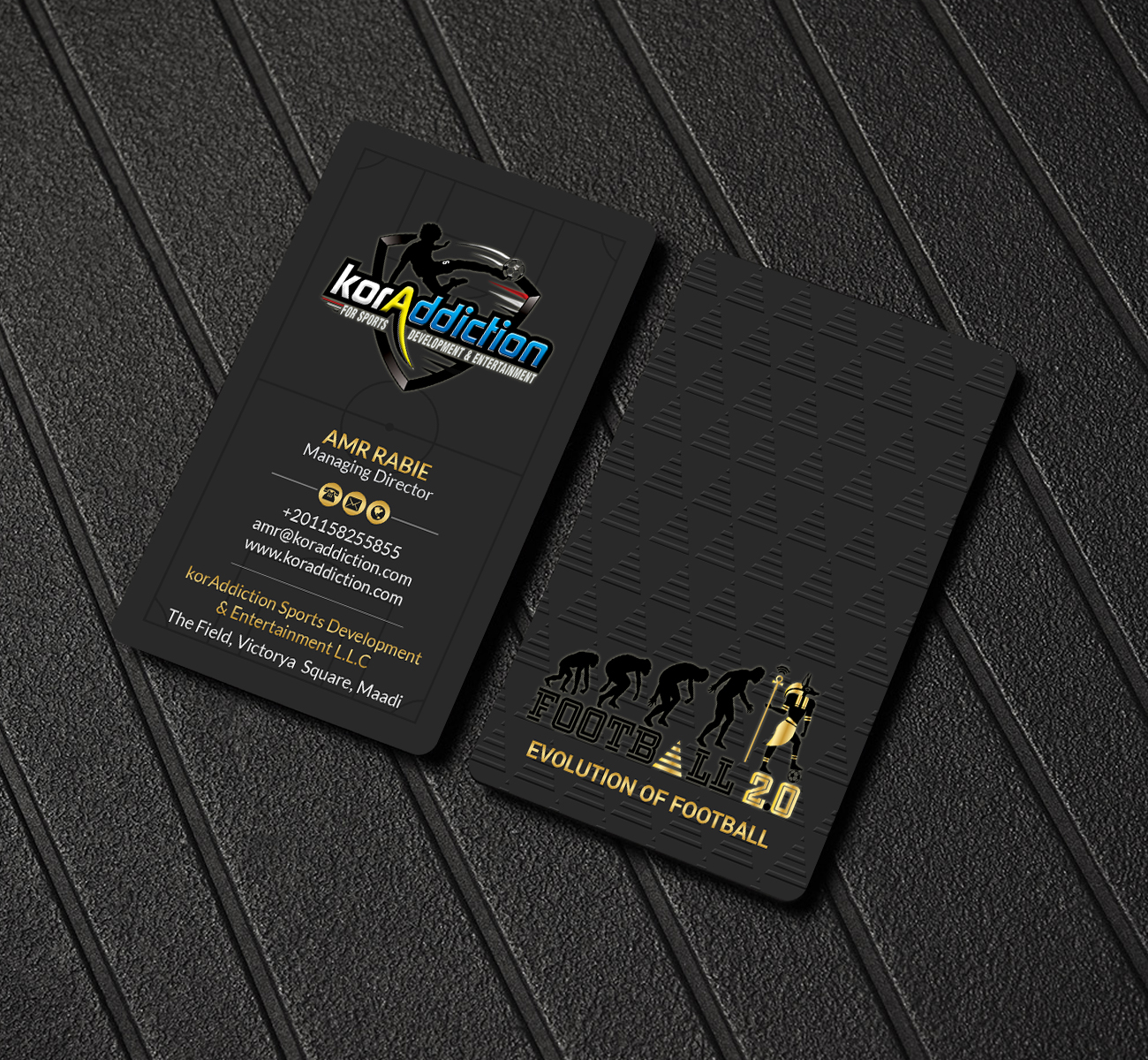 Business Card Design by Creations Box 2015 for FOOTGENiX | Design #22333668