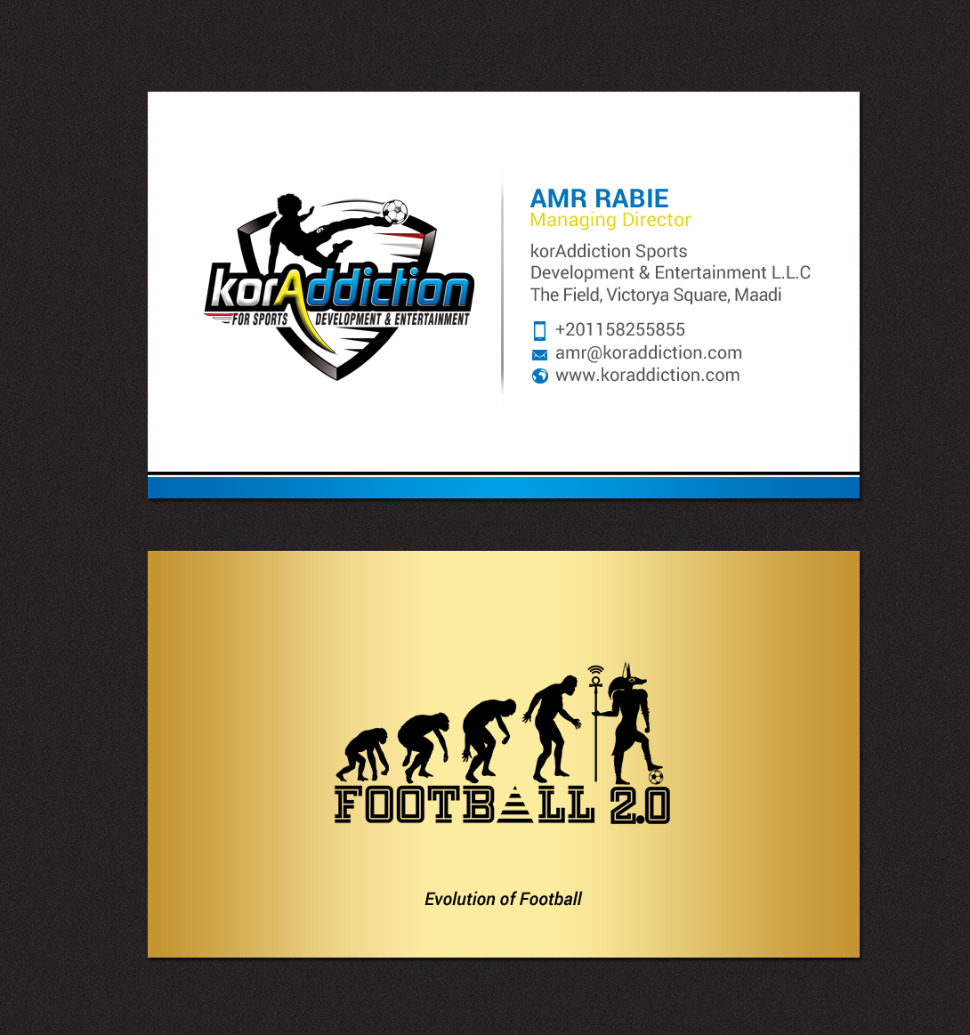 Diseño de Tarjeta de Presentación por chandrayaan.creative para FOOTGENiX | Diseño #22323711