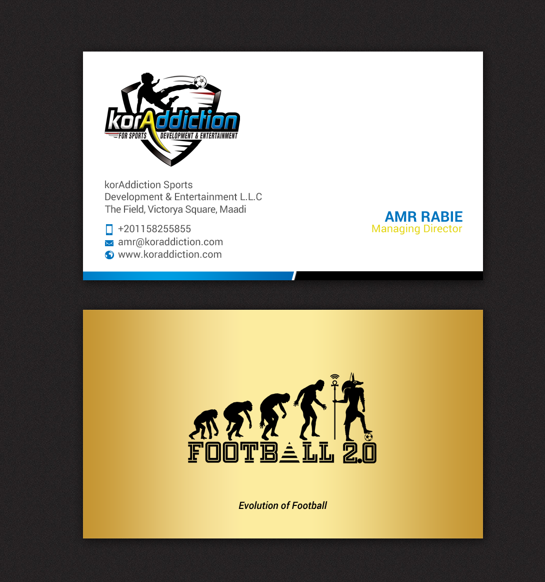 Business Card Design by chandrayaan.creative for FOOTGENiX | Design #22323713