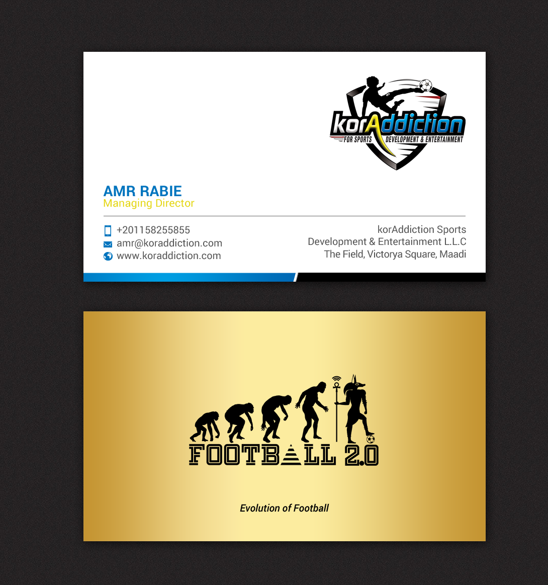 Business Card Design by chandrayaan.creative for FOOTGENiX | Design #22323714