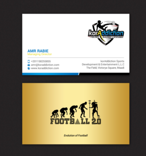 Business Card Design by chandrayaan.creative for FOOTGENiX | Design: #22323714