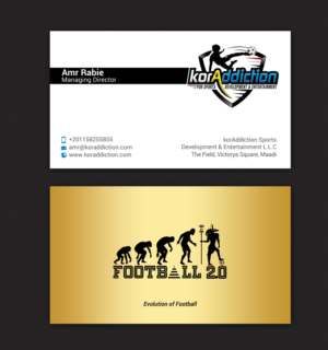Business Card Design by chandrayaan.creative for FOOTGENiX | Design: #22323715