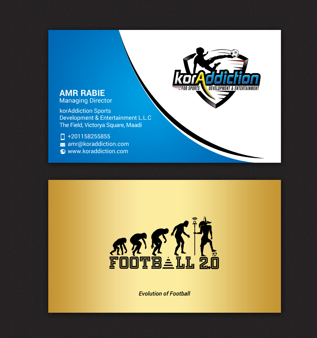 Business Card Design by chandrayaan.creative for FOOTGENiX | Design #22323718