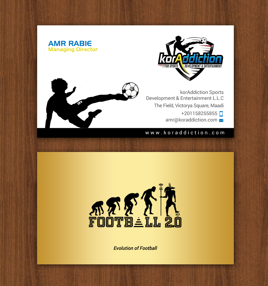 Business Card Design by chandrayaan.creative for FOOTGENiX | Design #22323719