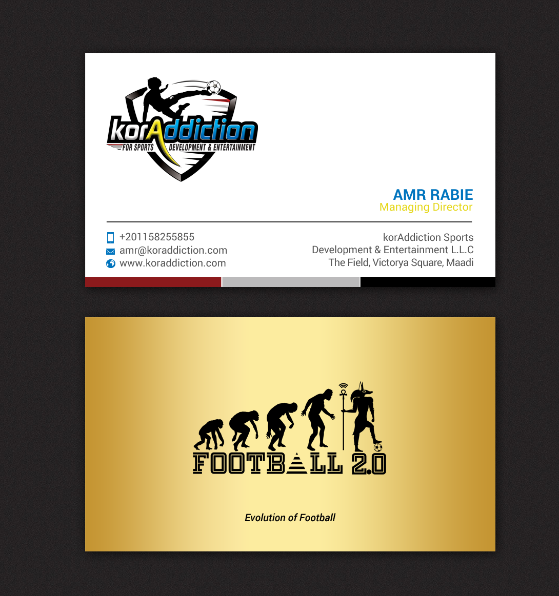 Business Card Design by chandrayaan.creative for FOOTGENiX | Design #22323722