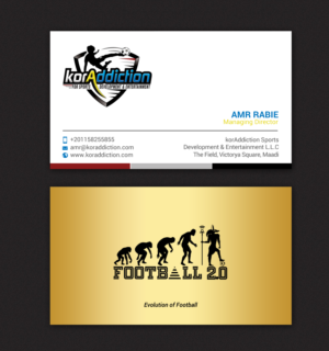 Business Card Design by chandrayaan.creative for FOOTGENiX | Design: #22323722