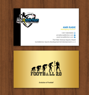 Business Card Design by chandrayaan.creative for FOOTGENiX | Design: #22323723