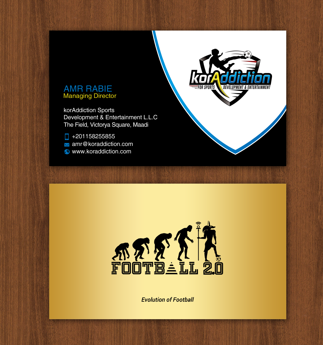 Business Card Design by chandrayaan.creative for FOOTGENiX | Design #22323725