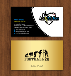 Business Card Design by chandrayaan.creative for FOOTGENiX | Design: #22323726