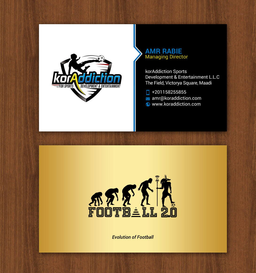 Business Card Design by chandrayaan.creative for FOOTGENiX | Design #22323727