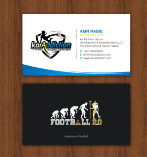Business Card Design by chandrayaan.creative for FOOTGENiX | Design: #22323729