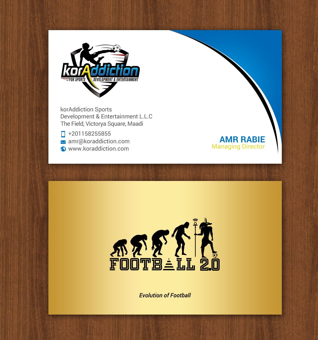 Business Card Design by chandrayaan.creative for FOOTGENiX | Design #22323730