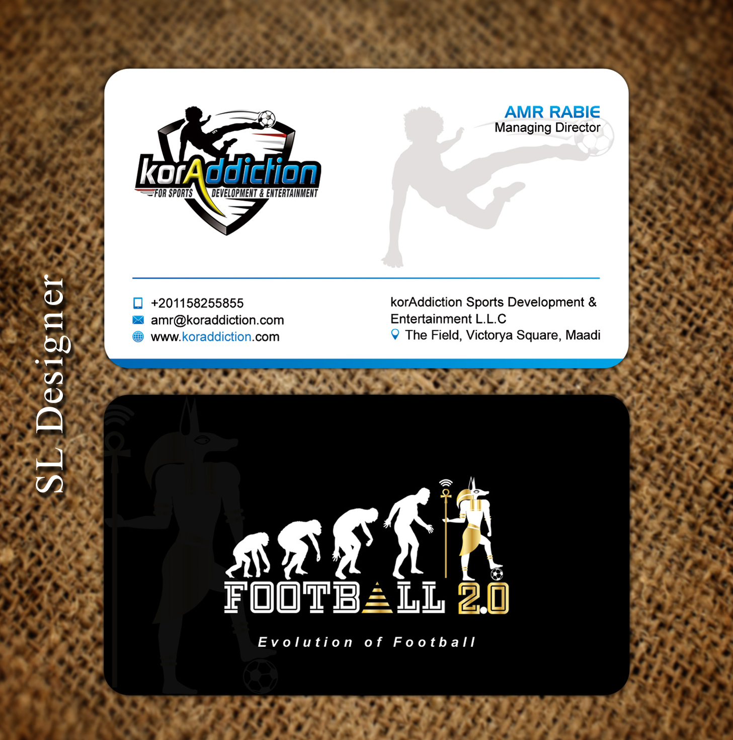 Visitenkarten-Design von SL Designer für FOOTGENiX | Design #22315703