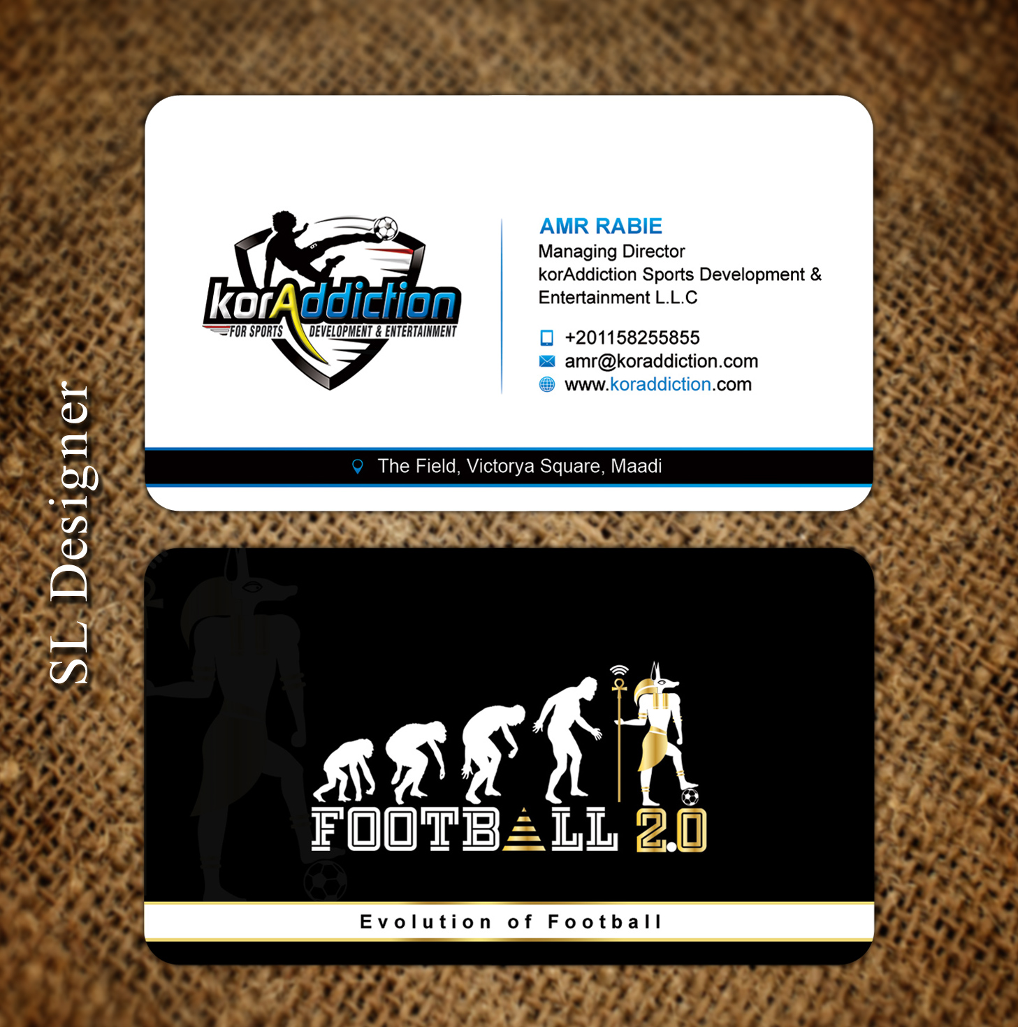 Visitenkarten-Design von SL Designer für FOOTGENiX | Design #22315706