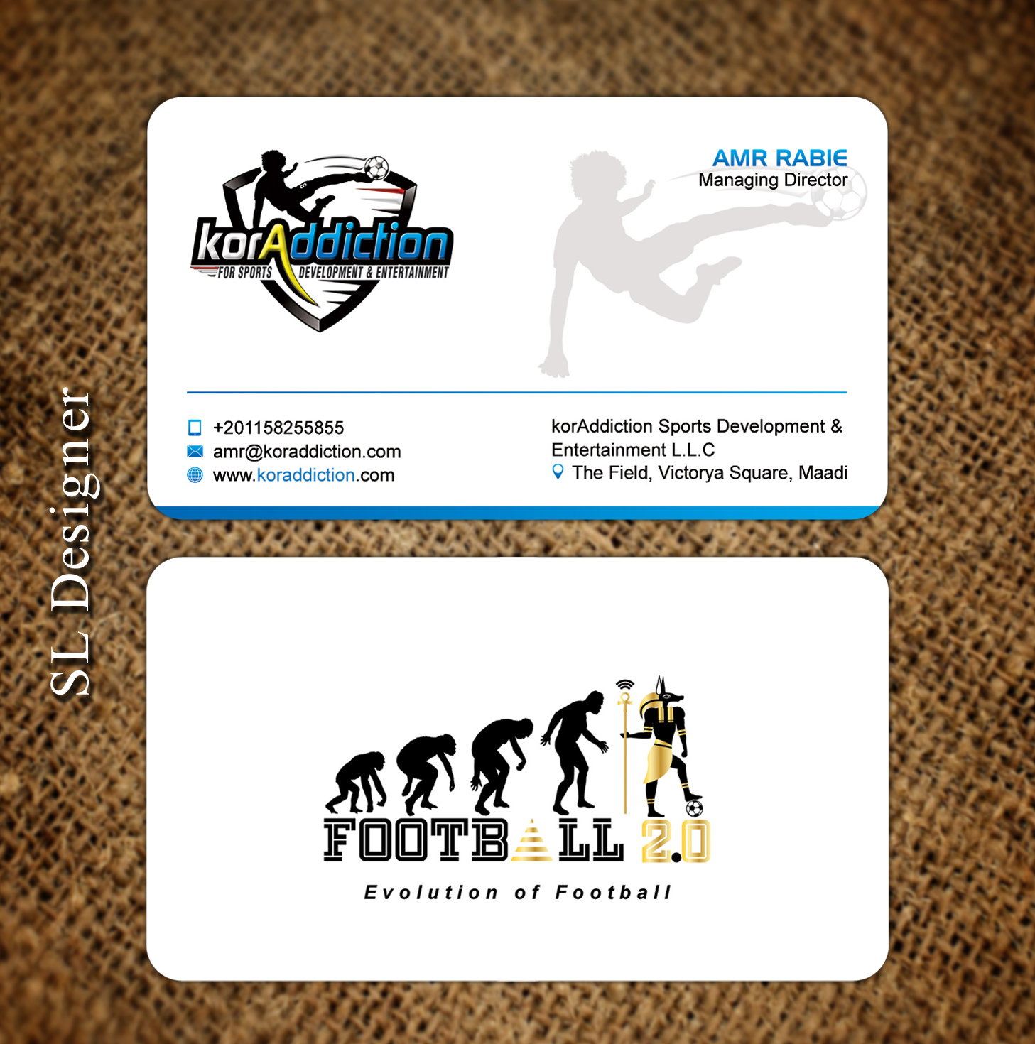 Business Card Design by SL Designer for FOOTGENiX | Design #22315707