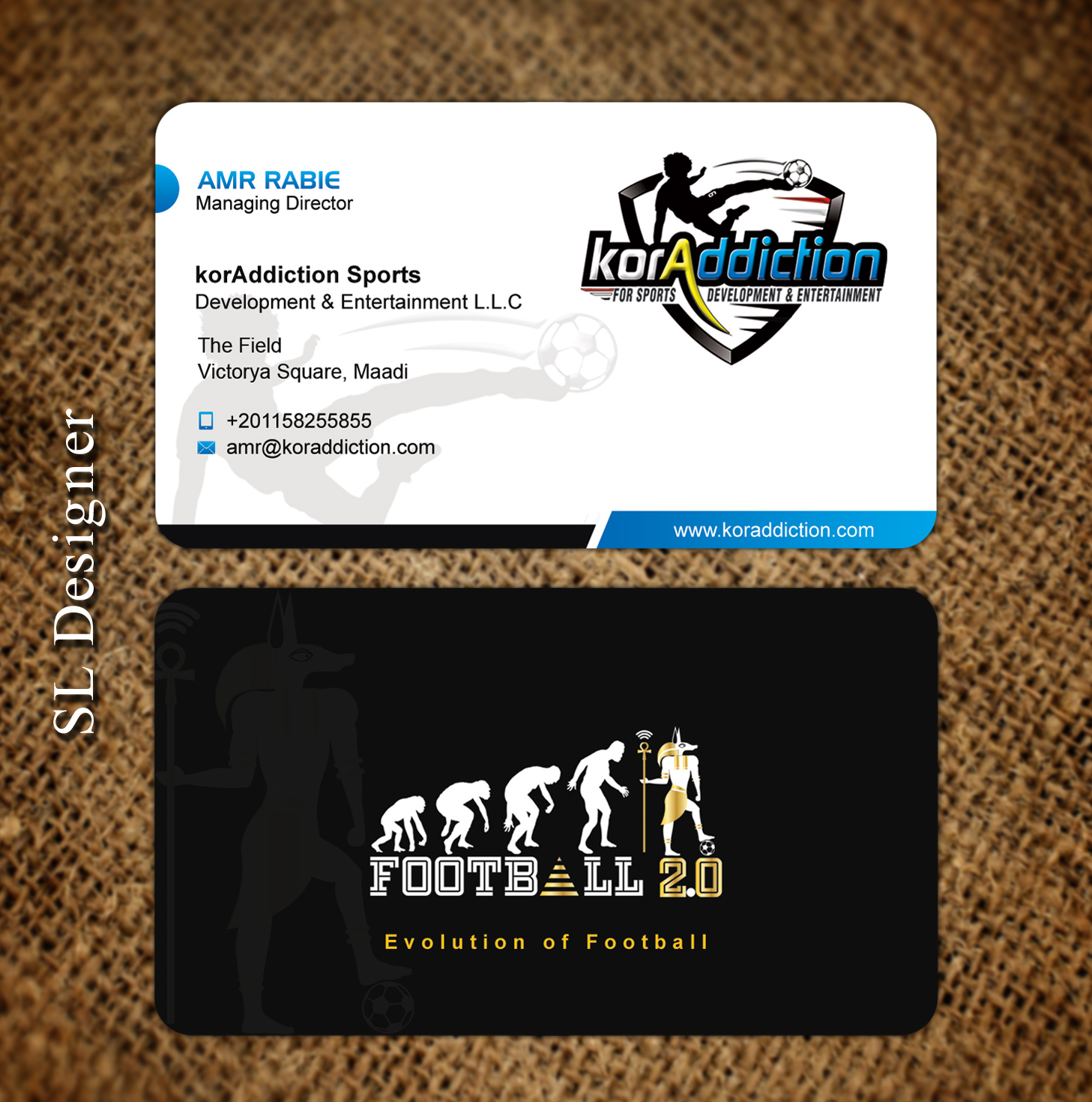 Visitenkarten-Design von SL Designer für FOOTGENiX | Design #22315711