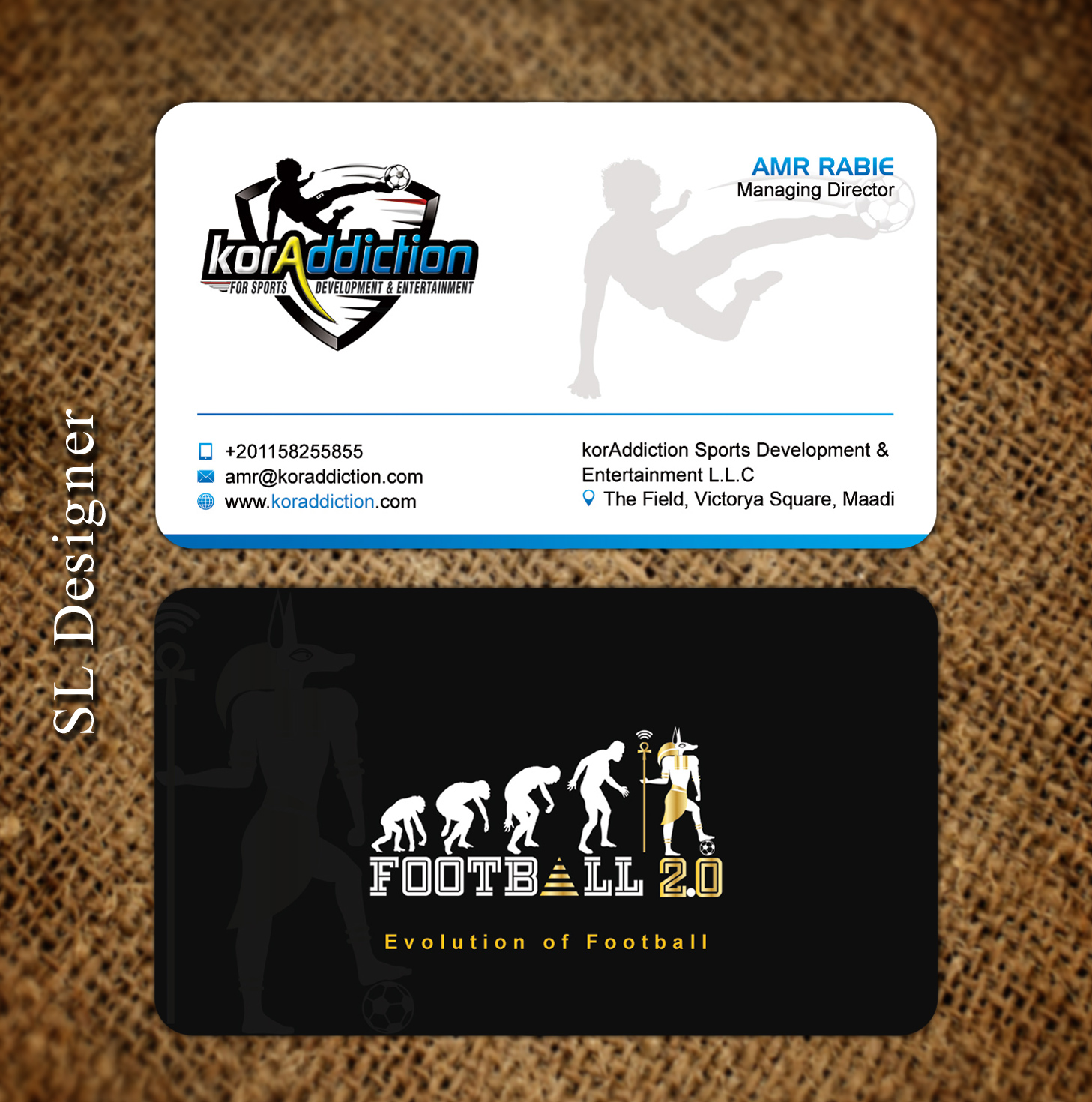 Visitenkarten-Design von SL Designer für FOOTGENiX | Design #22315713