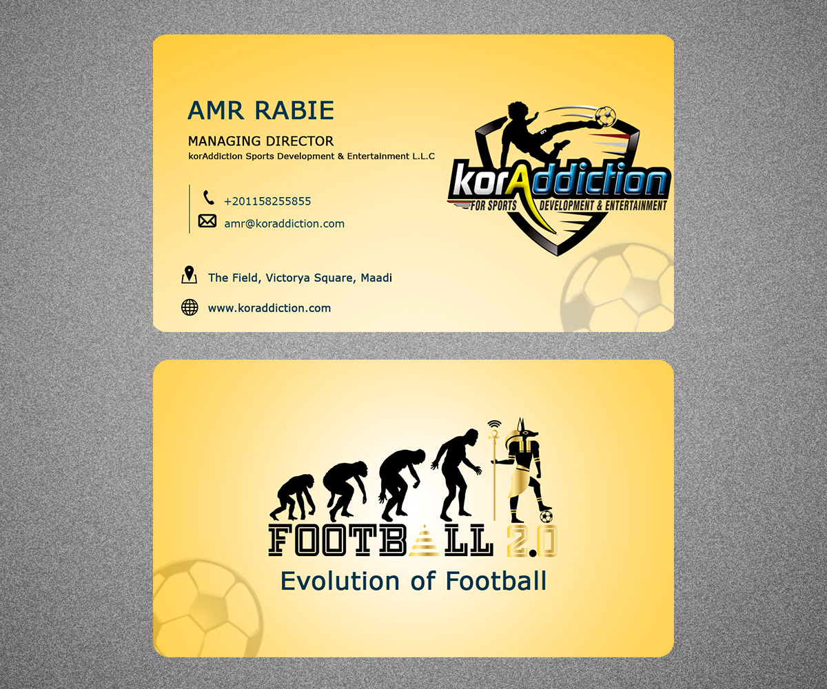 Visitenkarten-Design von Ai Graphics für FOOTGENiX | Design #22324391