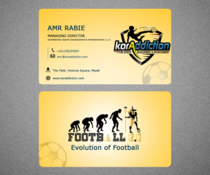 Diseño de Tarjeta de Presentación por Ai Graphics para FOOTGENiX | Diseño #22324391