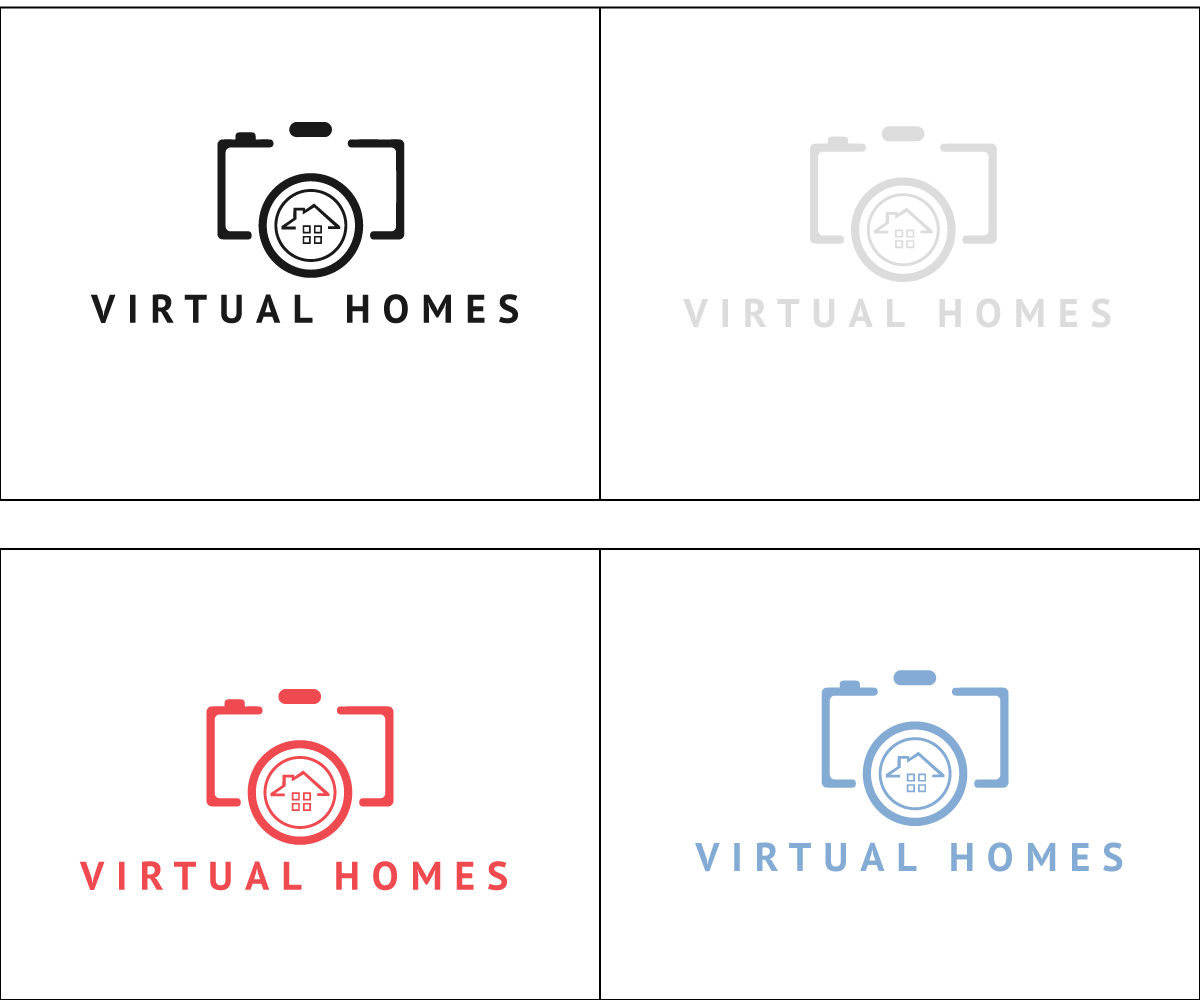 Logo Design by Creative Afnur for virtual homes | Design #22328827