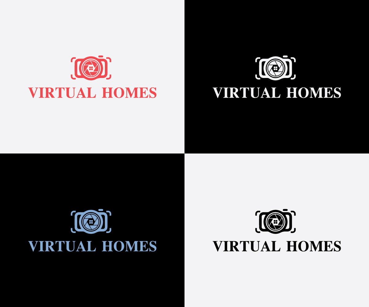 Logo Design by Creative Afnur for virtual homes | Design #22328828