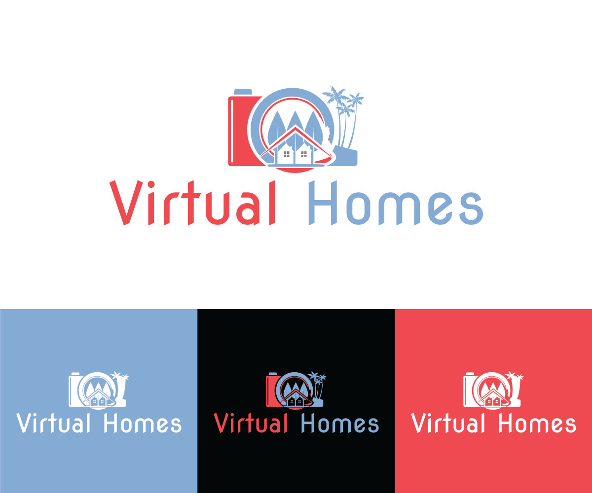 Logo Design by Creative Afnur for virtual homes | Design #22328829