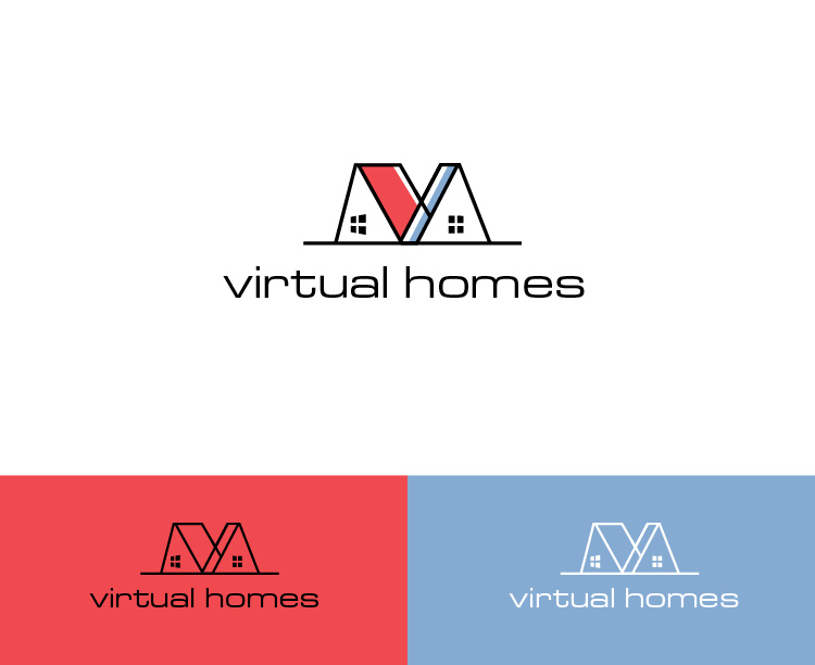 Logo Design by CreativeBaba for virtual homes | Design #22317191