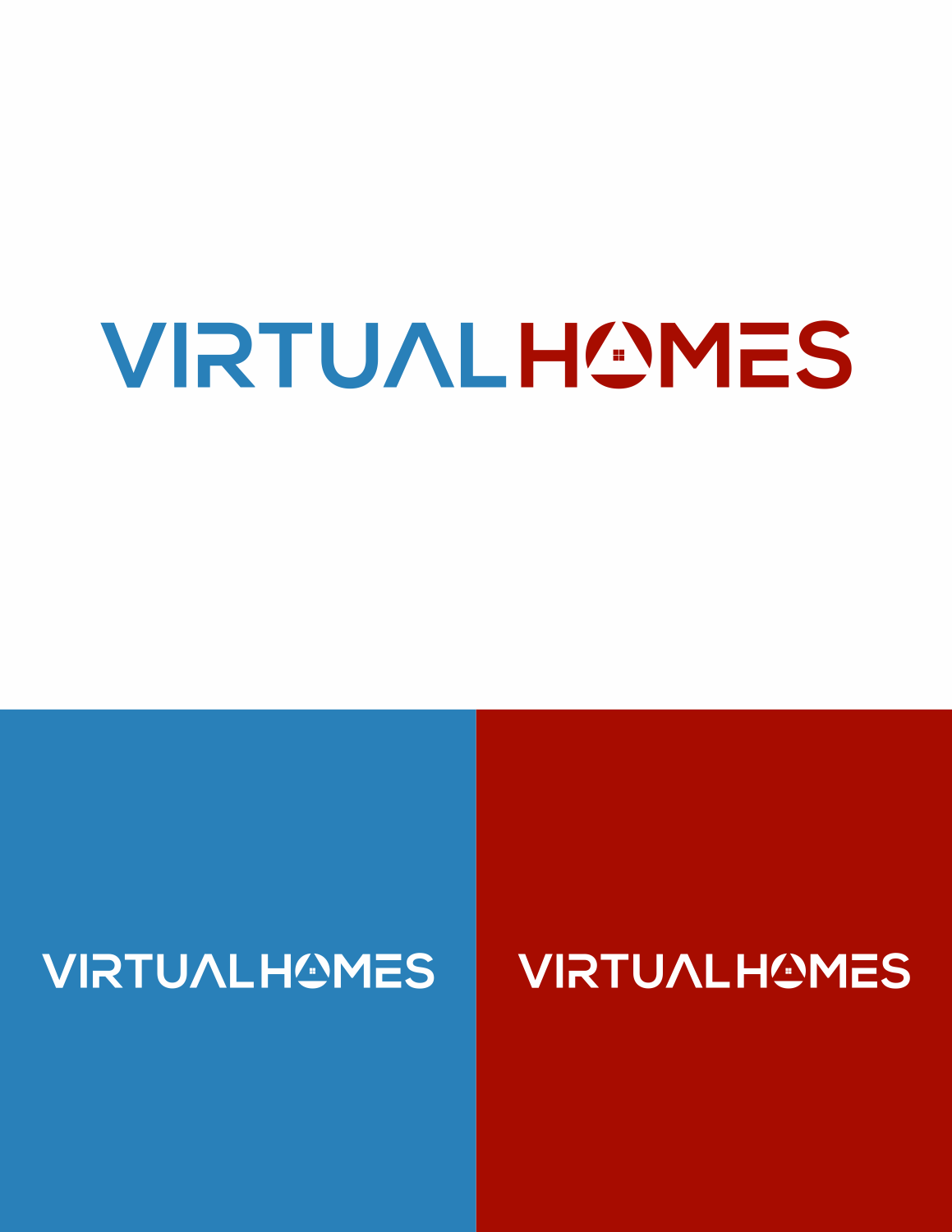 Logo Design by Nur Romi for virtual homes | Design #22351967