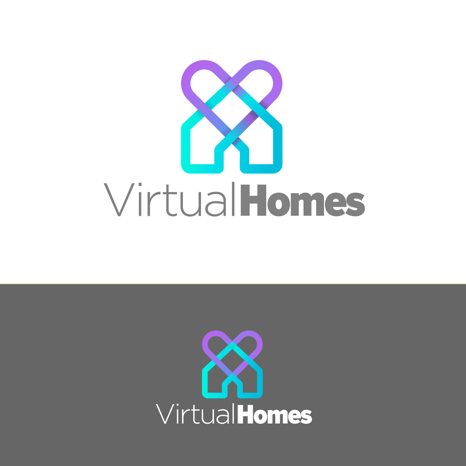 Diseño de Logo por Gareer para virtual homes | Diseño #22317084