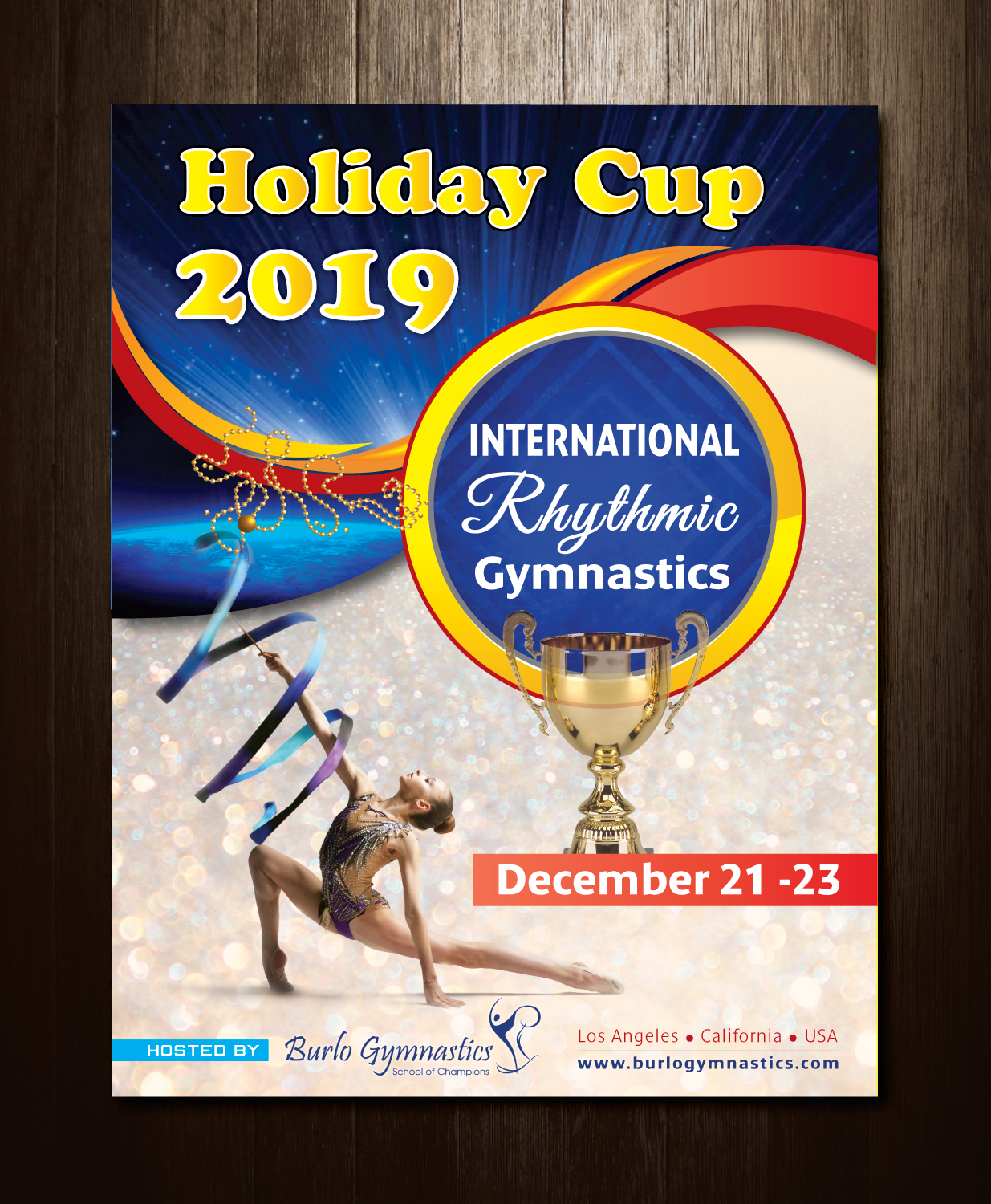 Poster Design by meet007 for Burlo Gymnastics | Design #22332720