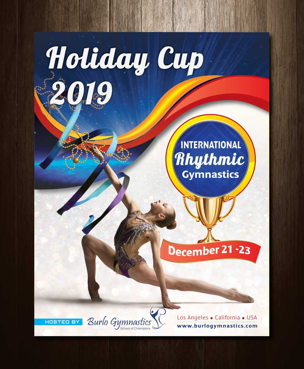 Poster Design by meet007 for Burlo Gymnastics | Design #22346147