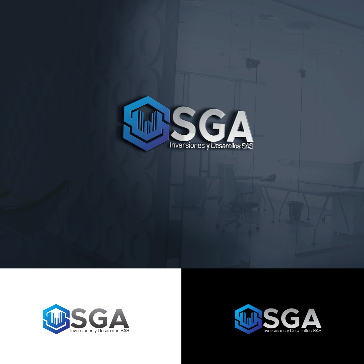 Logo Design by Bari4 for SGA Inversiones y Desarollos SAS | Design: #22346523