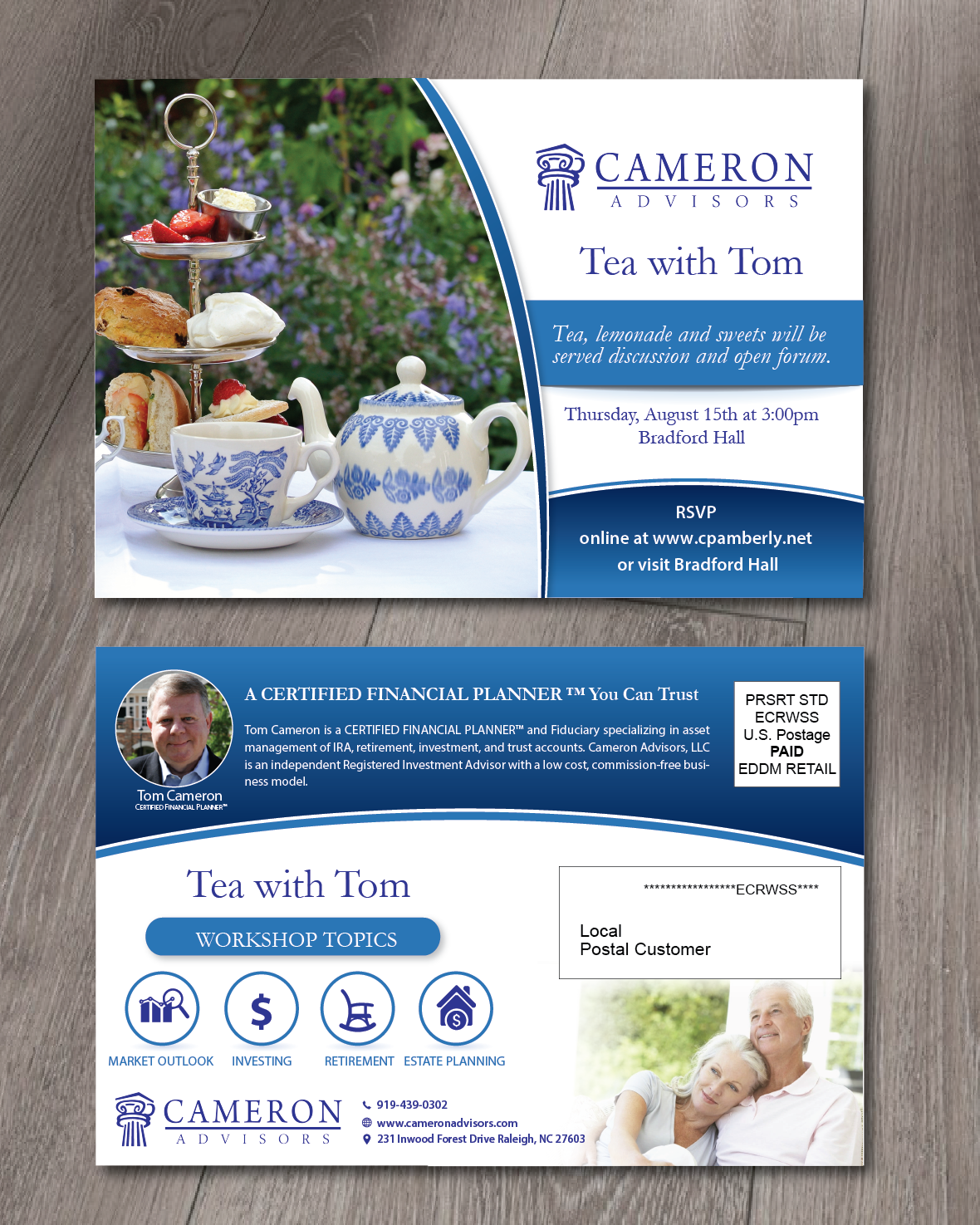 Postcard Design by alex989 for this project | Design #22324312