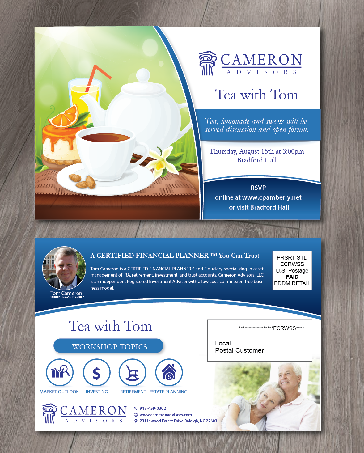 Postcard Design by alex989 for this project | Design #22330847
