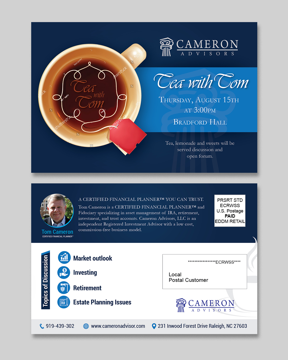Postcard Design by D Creative for this project | Design #22346930