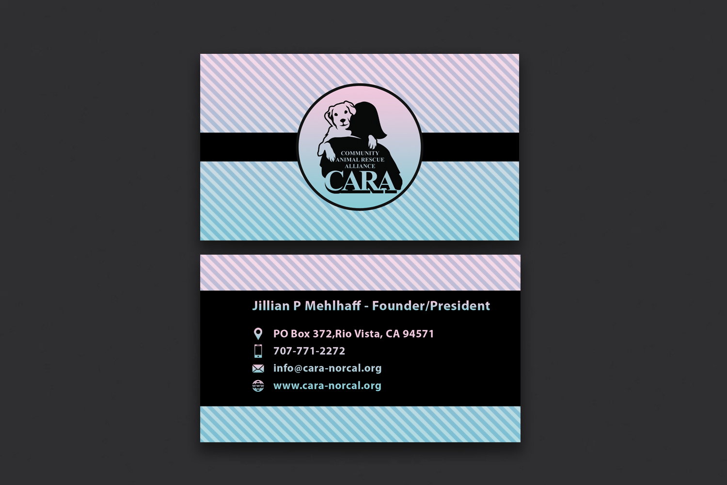 Business Card Design by Sarah Haroon for Community Animal Rescue Alliance | Design #22337215