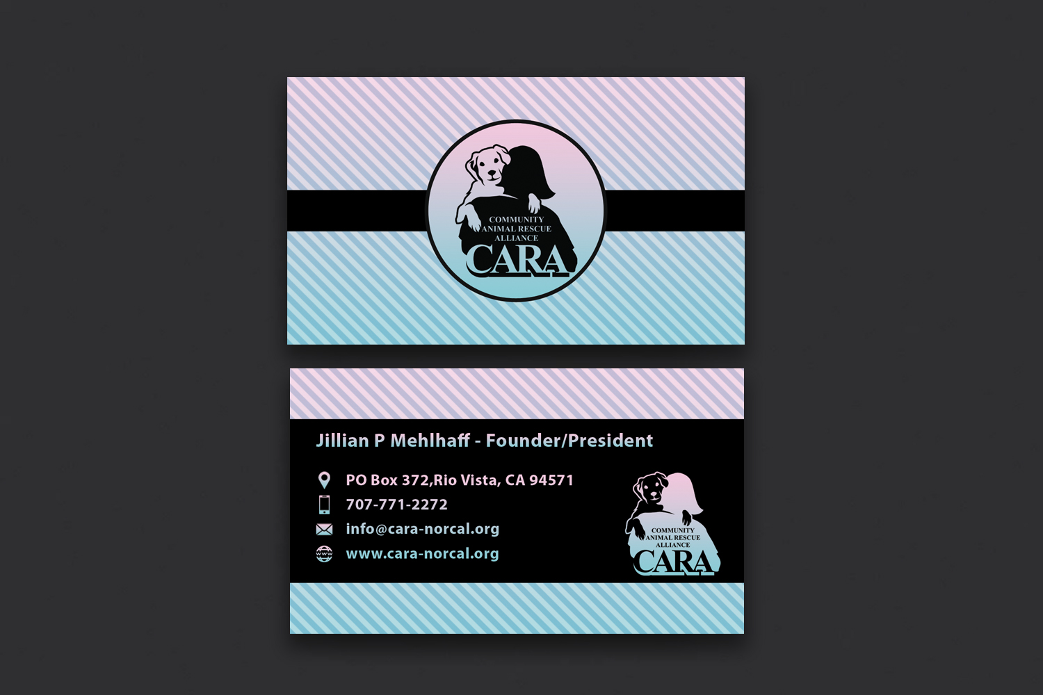 Business Card Design by Sarah Haroon for Community Animal Rescue Alliance | Design #22337218