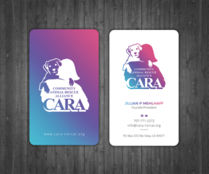 Business Card for Animal Rescue | Diseño de Tarjeta de Presentación por Stylez Designz