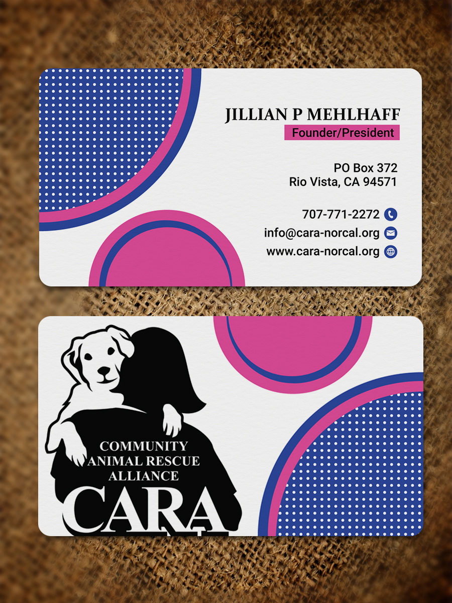 Visitenkarten-Design von JK18 für Community Animal Rescue Alliance | Design #22331214