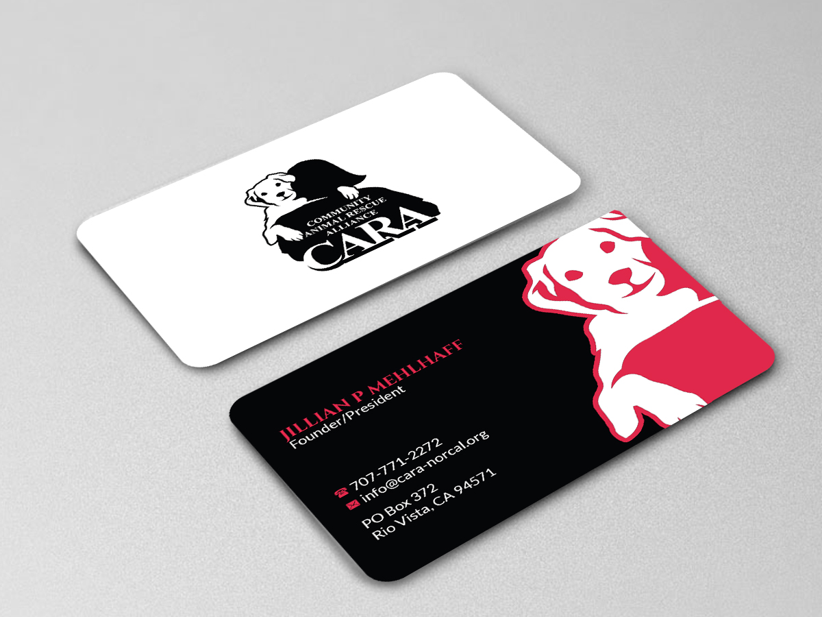 Business Card Design by Creations Box 2015 for Community Animal Rescue Alliance | Design #22320398
