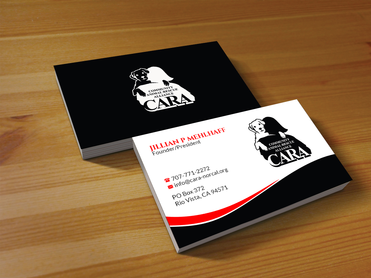 Business Card Design by Creations Box 2015 for Community Animal Rescue Alliance | Design #22320399
