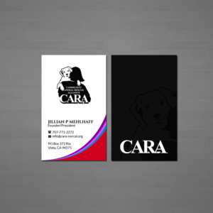 Business Card Design by Creations Box 2015 for Community Animal Rescue Alliance | Design: #22322385