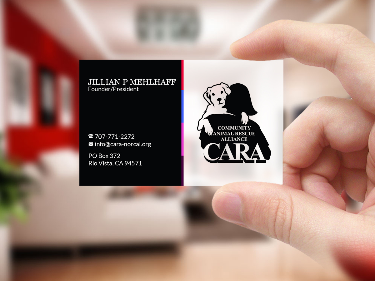 Business Card Design by Creations Box 2015 for Community Animal Rescue Alliance | Design #22322386