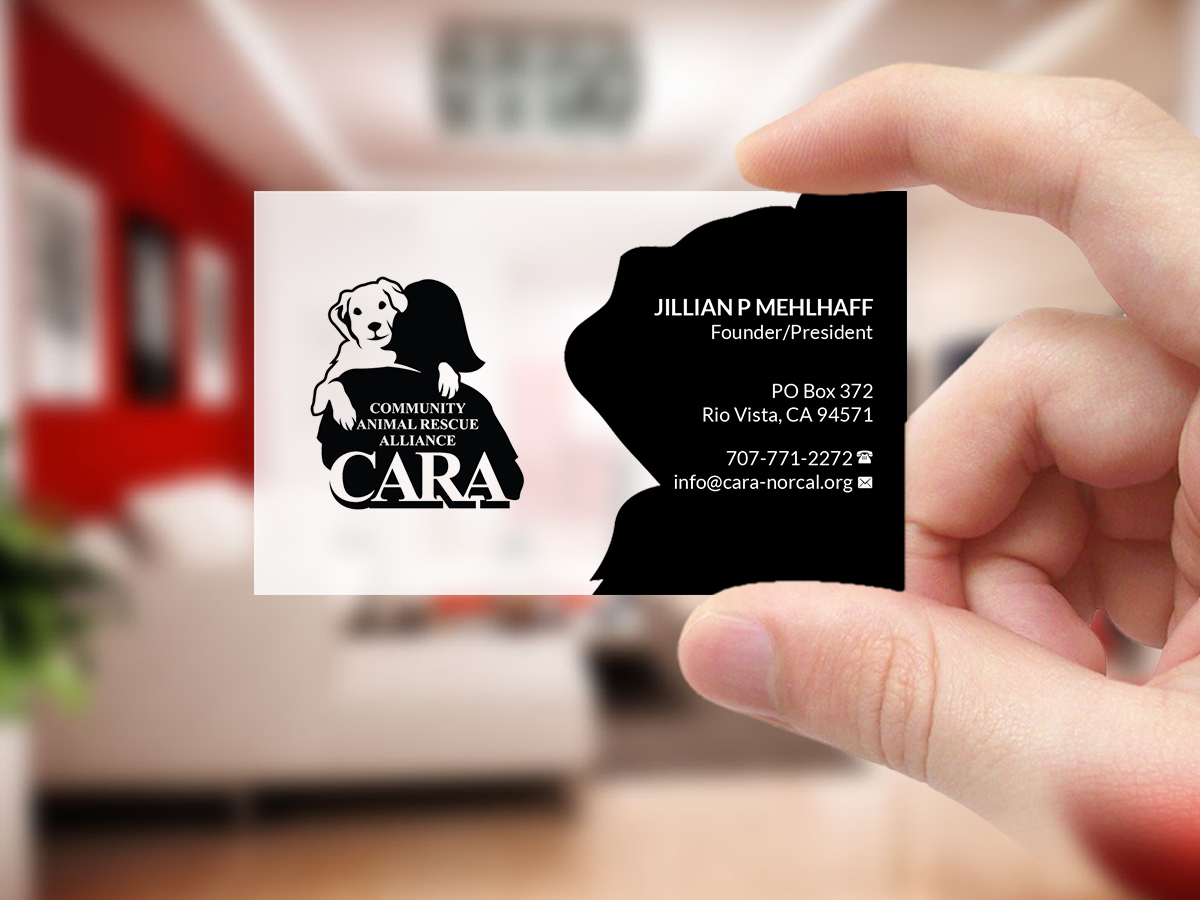 Business Card Design by Creations Box 2015 for Community Animal Rescue Alliance | Design #22322387